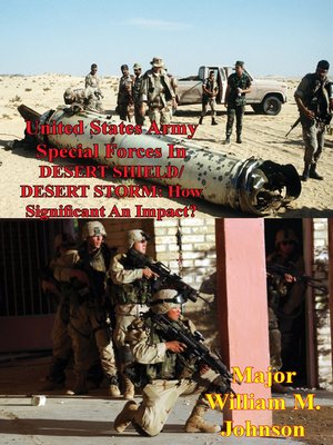 cover image of United States Army Special Forces In DESERT SHIELD/ DESERT STORM